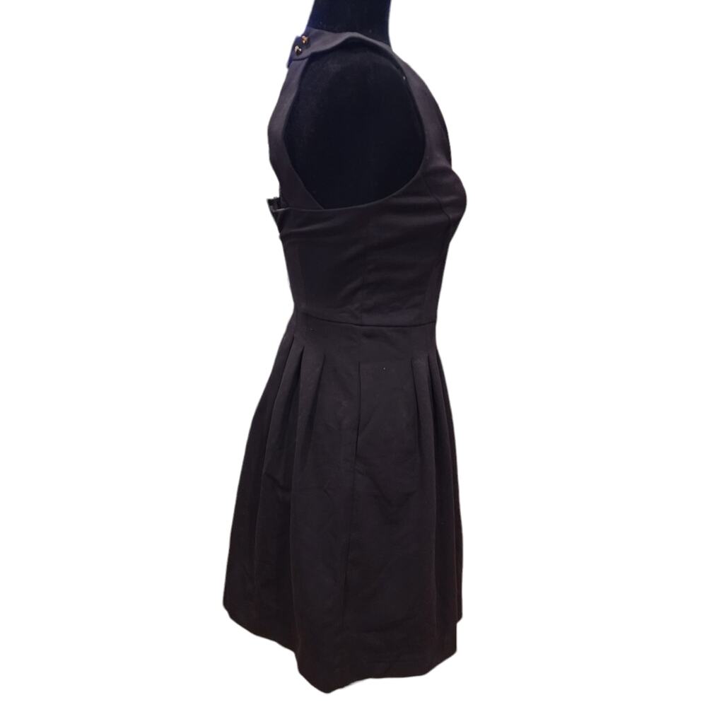 Banana Republic Black Cutout Back Dress Size 0 - Picture 4 of 8